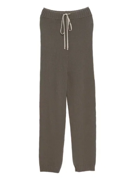 Pantaloni Rick Owens din cașmir gri