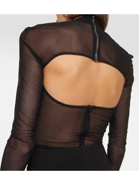 Rochie David Koma din jerseu negru