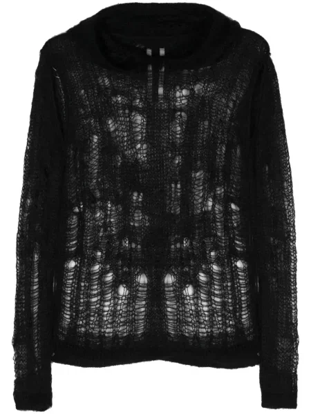 Hanorac cu glugă Rick Owens negru