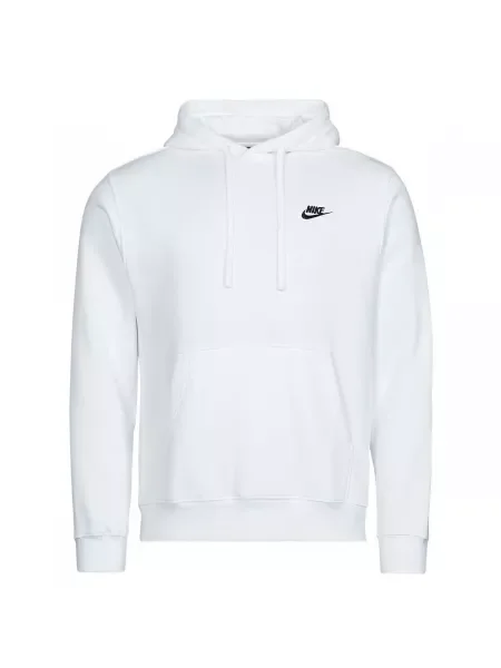 Fleecová fleecová mikina Nike biela