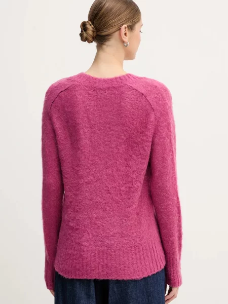Мохеровый свитер United Colors Of Benetton фиолетовый
