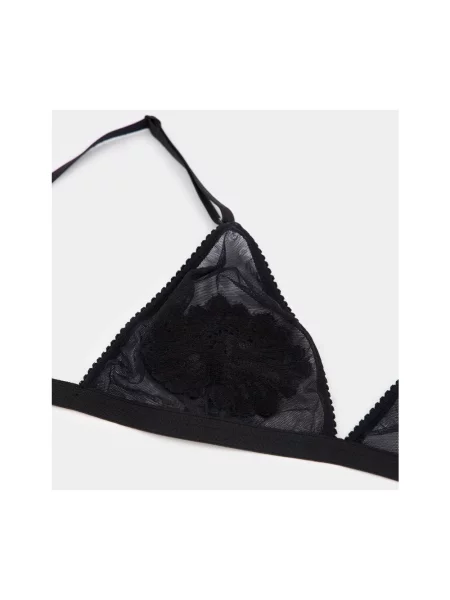 Biustonosz Dolce And Gabbana tiulowy czarny