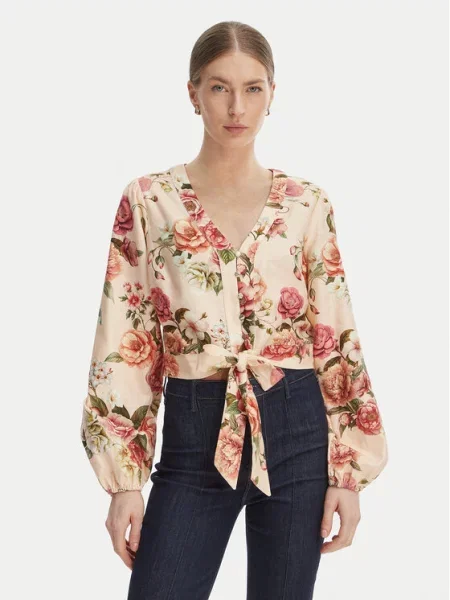 Guess Bluza oranžna