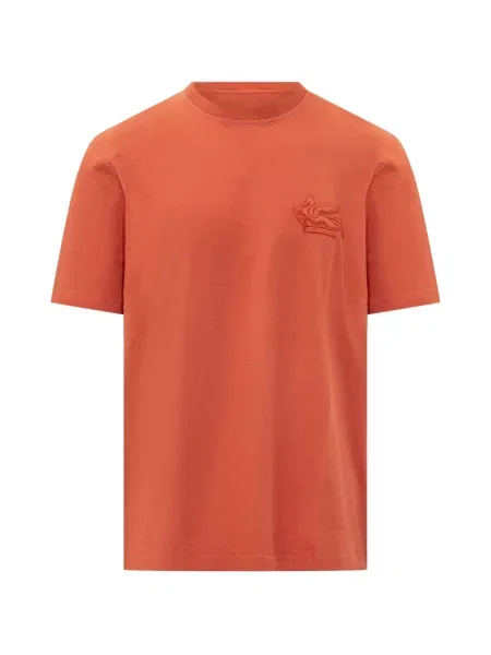 Tricou Etro cu autograf portocaliu