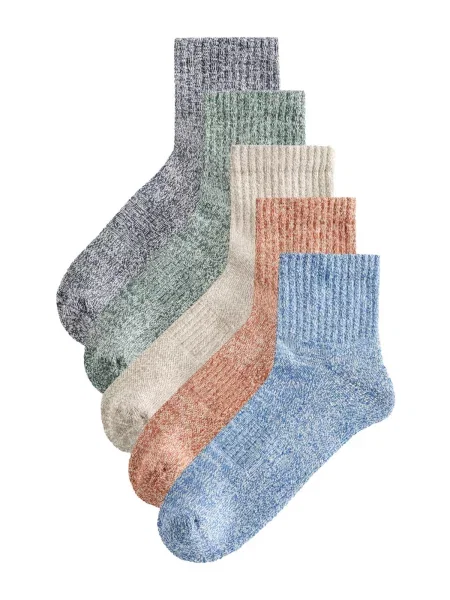 Next Nogavice ecru / marine / progasto / večbarvno zelena / večbarvno oranžna modra