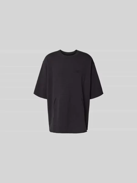 T-shirt z wyhaftowanym logo Mm6 Maison Margiela czarna
