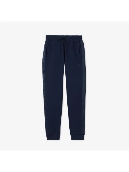 Lacoste Spodnie Dresowe Relaxed Fit granatowe