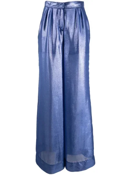 Pantaloni Alberta Ferretti albastru