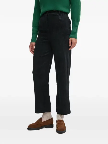 Pantaloni Benetton de catifea cord negru