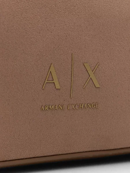 Armani Exchange Táska Világosbarna bézs