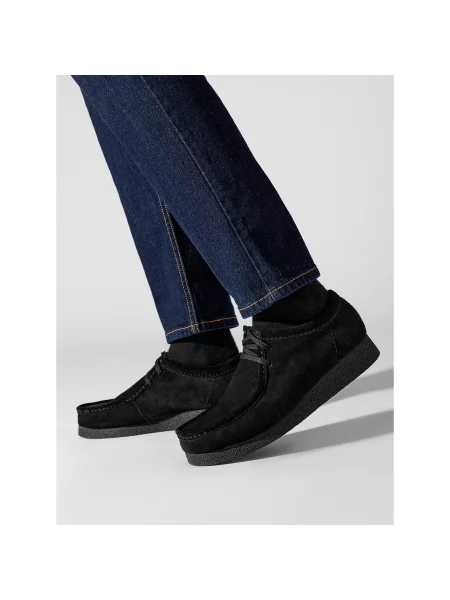 Mokasíny Clarks Wallabee Evo čierna