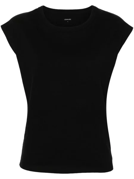 Tricou Lemaire din jerseu negru