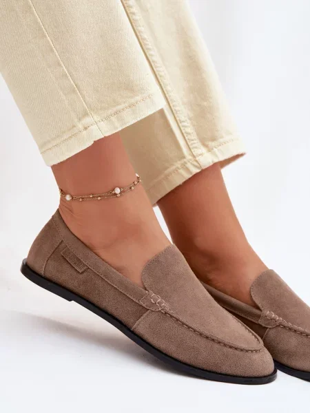 Semišové mokasíny Big Star Shoes černé