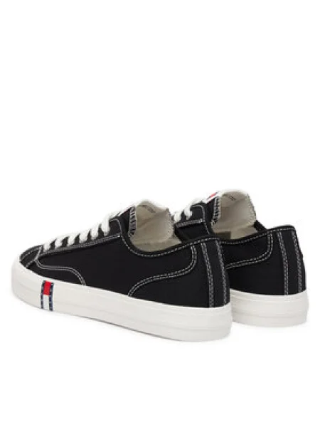 Tommy Jeans Rövid szárú sportcipők fekete