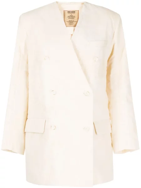 Marynarka Uma Wang dwurzędowa biała