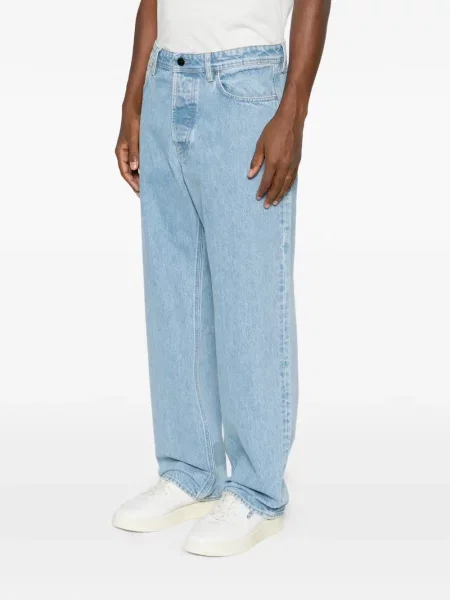 Traperice ravnih nogavica Stone Island kamenje plava