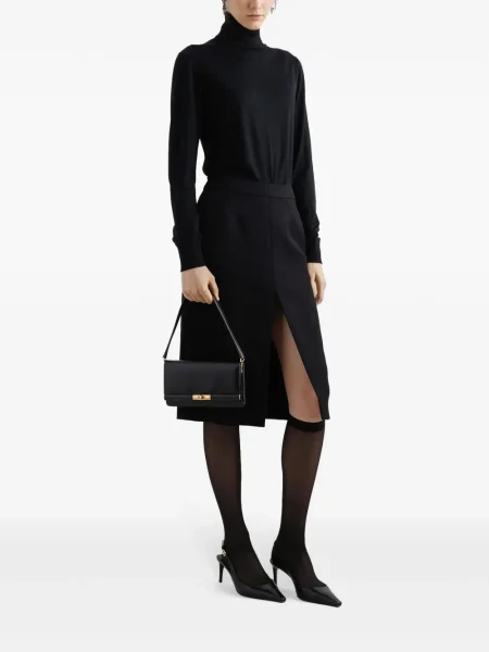 Geanta de piele Dolce & Gabbana din piele negru