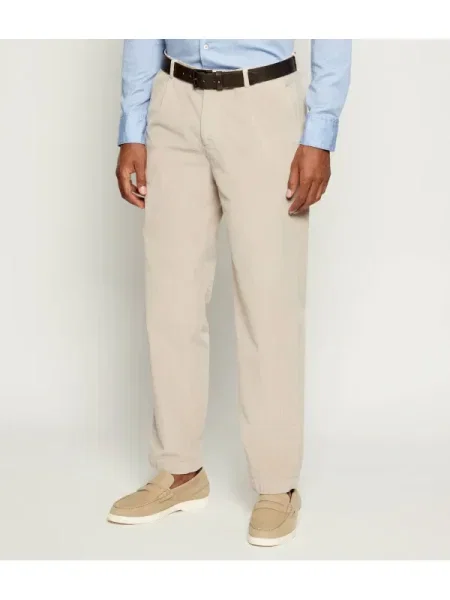 Joop! De catifea reiată pantaloni Lexter maro
