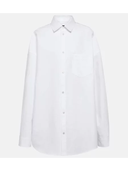 Cămașă Balenciaga din poplin alb