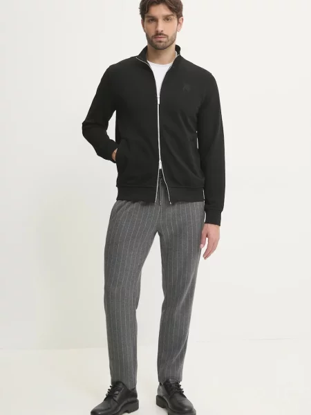 Кофта Karl Lagerfeld однотонна чорний