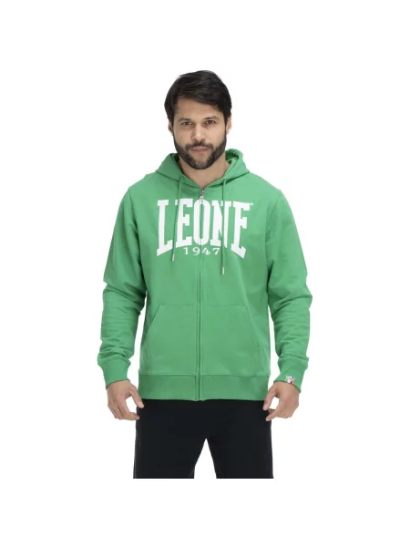 Hanorac din fleece Leone 1947 din fleece verde