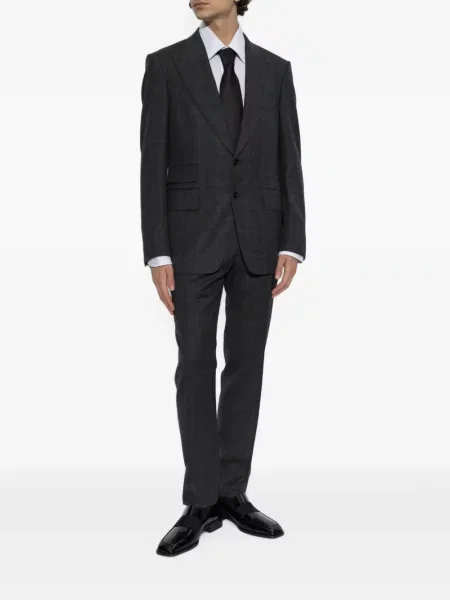 Vilnonis pledas kostiumas Tom Ford pilka