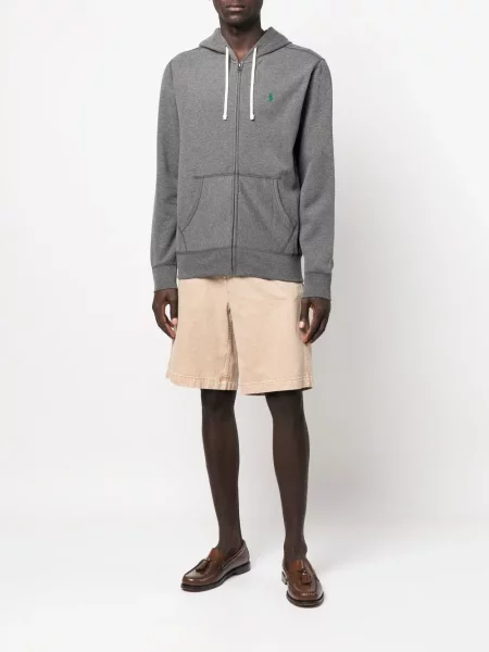 Поло тениска Polo Ralph Lauren сиво