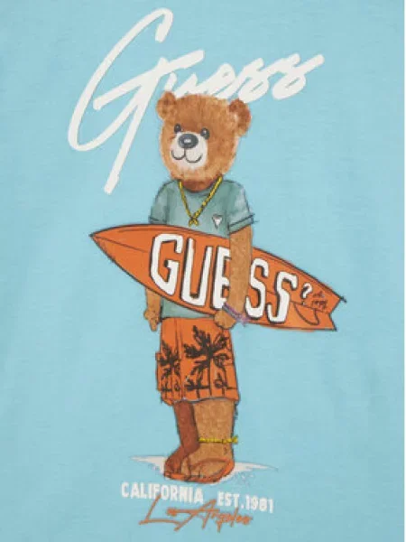 Dětské tričko Guess modré