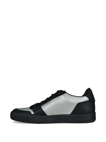 Sneakerși Lanvin din piele cu autograf negru