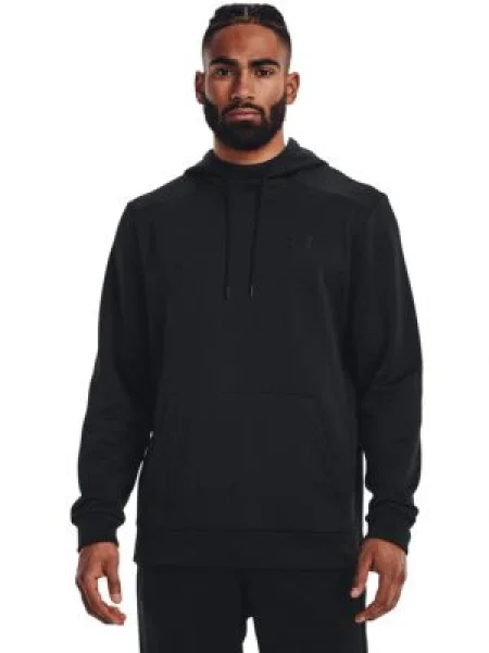 Hanorac cu glugă Under Armour din fleece negru