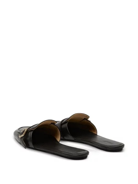 Papuci tip mules Marsell fără toc negru