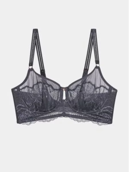 Triumph Бюстгальтер з підкладкою Wild Peony Florale сірий