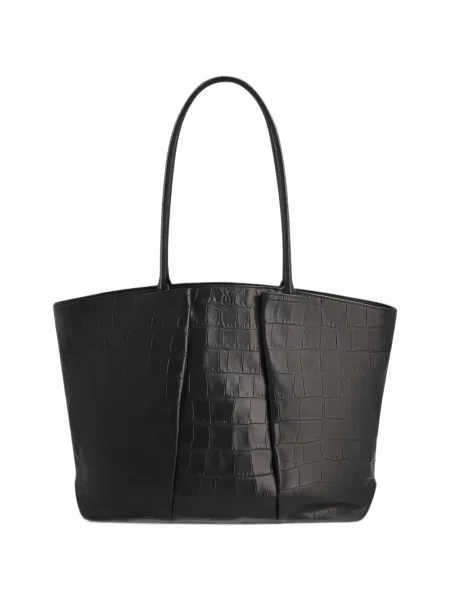 Geantă shopper Kaai din piele negru