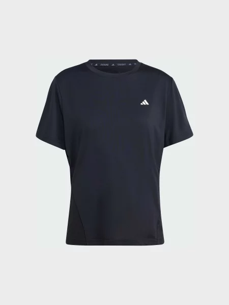 Переработанный футболка Adidas черная