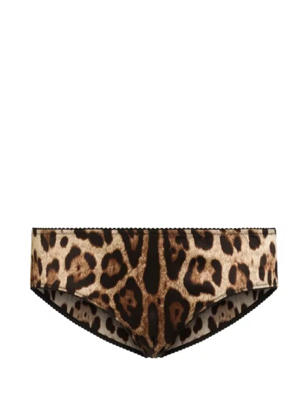 Chiloți briefs Dolce & Gabbana cu imagine cu model leopard