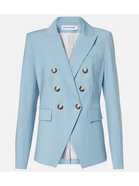 Sacou Veronica Beard de lână albastru