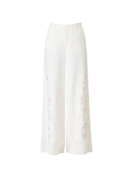 Pantaloni palazzo Cinq A Sept alb