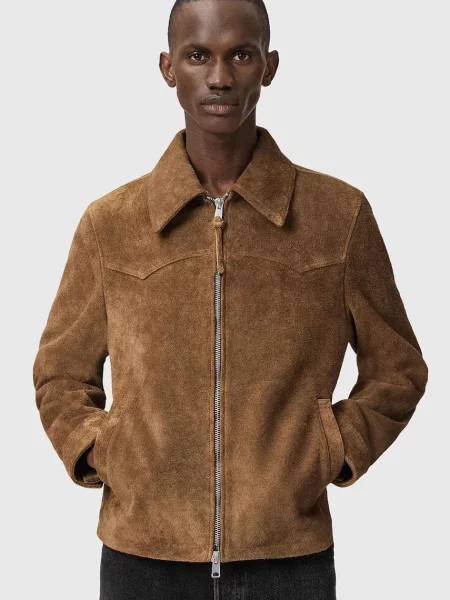 Замшева куртка AllSaints DELLCOT