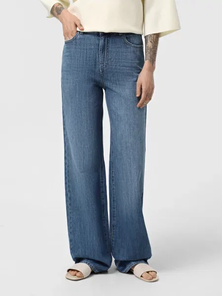 Широкі джинси Emporio Armani синій