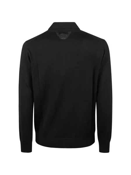 Tricou polo Altea tricotate negru