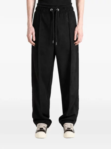 Pantaloni Hugo Boss Br alergare cu autograf negru