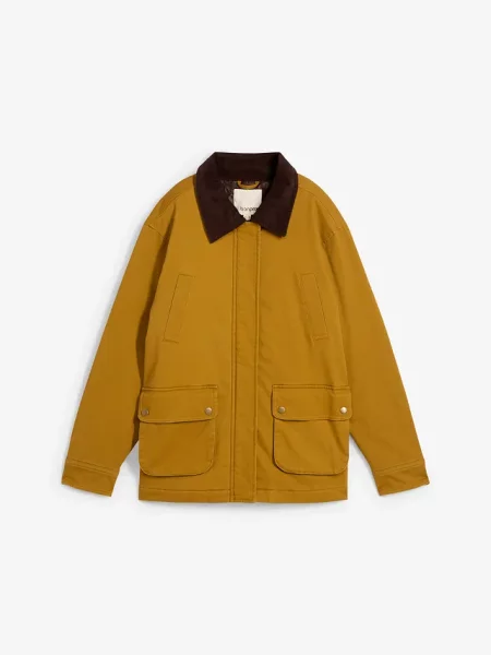 Parka oversize brązowa