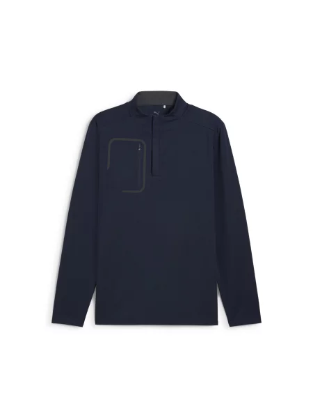 Bluza do golfa CLOUDSPUN Tech z zamkiem granatowa