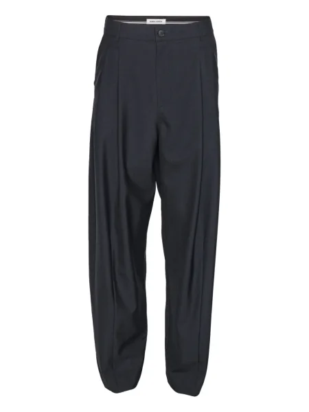 Pantaloni Henrik Vibskov albastru