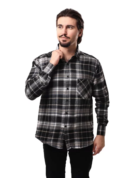 Сорочка LUMO білий/чорний біла