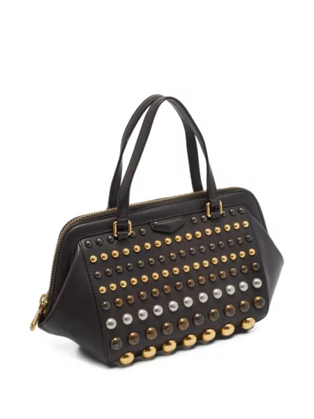 Τσάντα Marc By Marc Jacobs με καρφιά καφέ