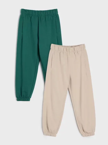 Sinsay Oversize jogger tepláky 2 pack vícebarevná