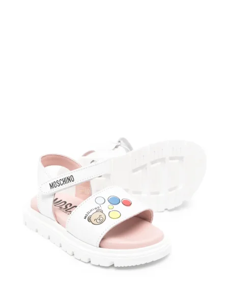 Sandały dziecięce Moschino białe