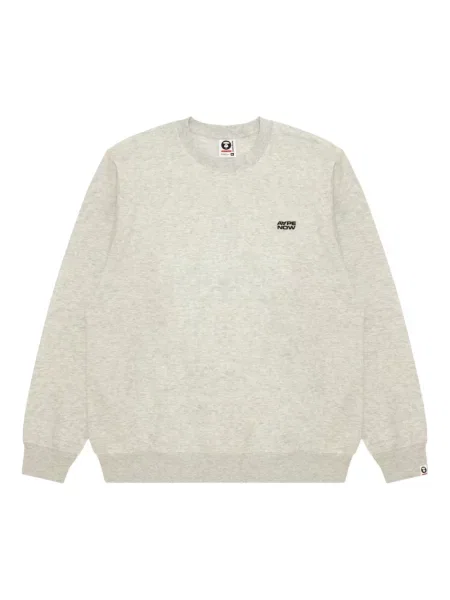 Hanorac Aape By A Bathing Ape cu broderie gri