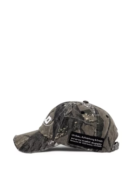 Șapcă Wald zdrențuiți cu model camuflaj maro